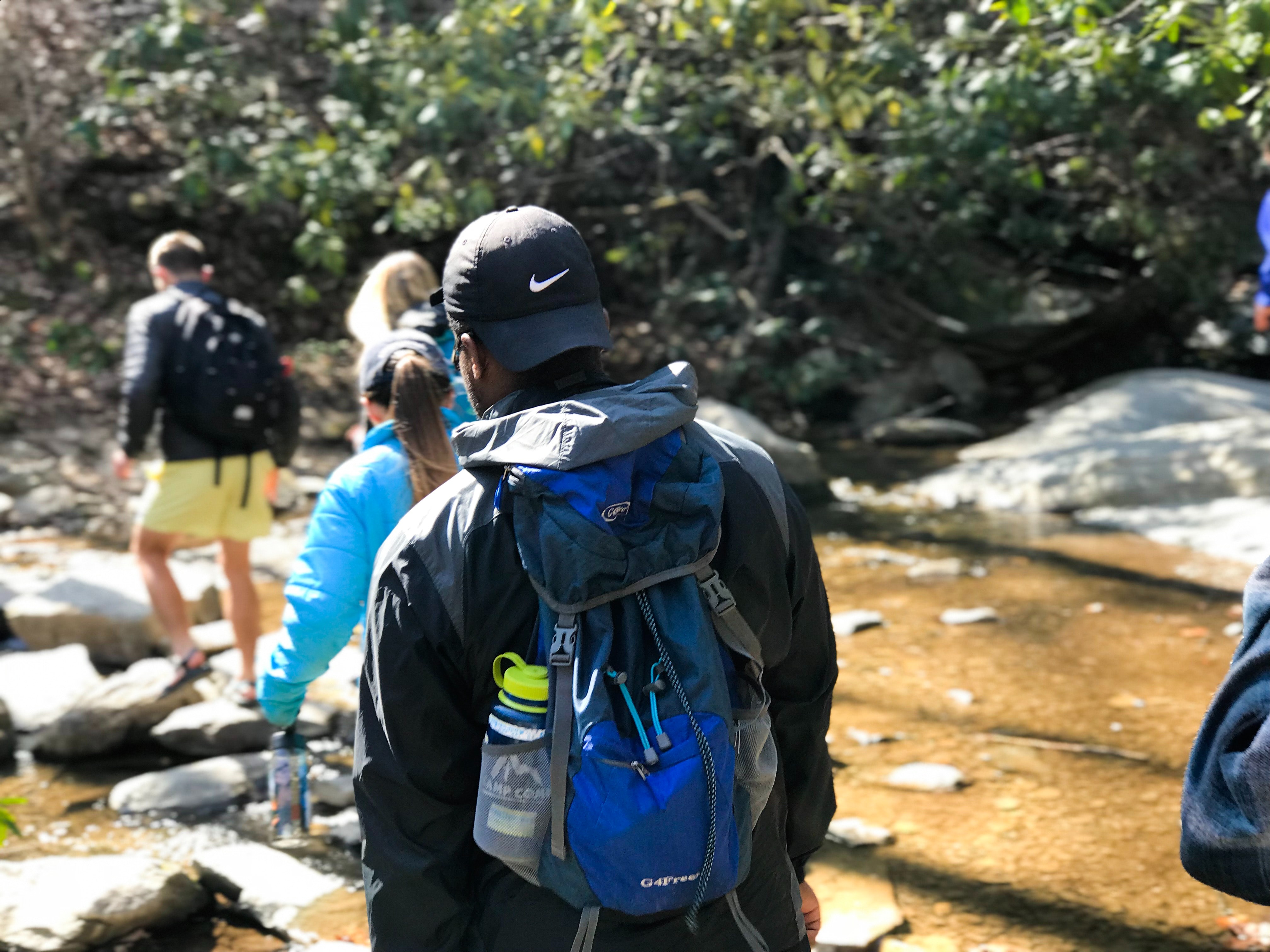 People hiking